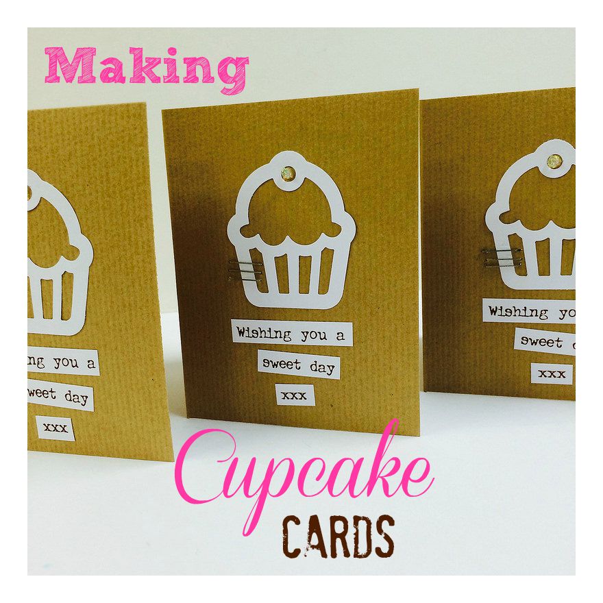 making cupcake cards