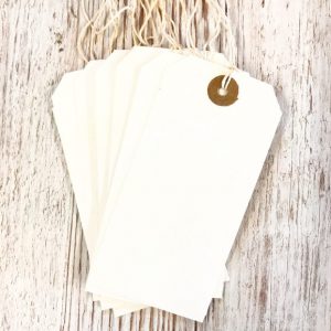 Ivory Tags x 10