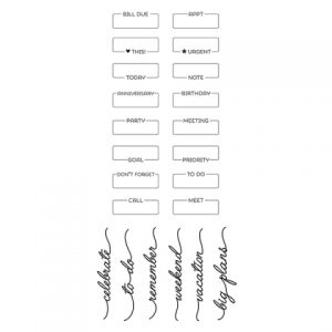 Simple Stories Carpe Diem - Plan On It Stamps