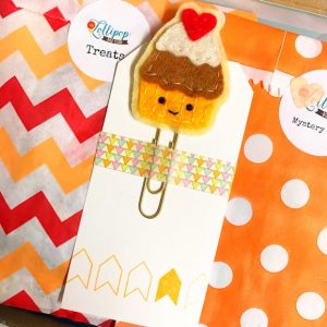 Pumpkin Cupcake Planner Clip