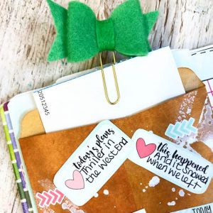 Green Bow Planner Clip - Image 2