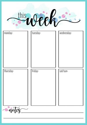 July Planner 2019 Downloads x4 - Image 3