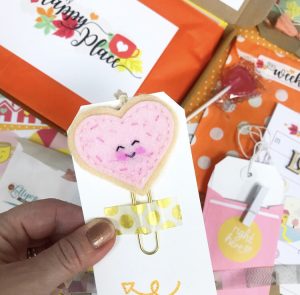 Sugar Cookie Felt Planner Clip