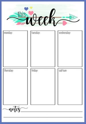 August Planner 2019 Downloads x4 - Image 3