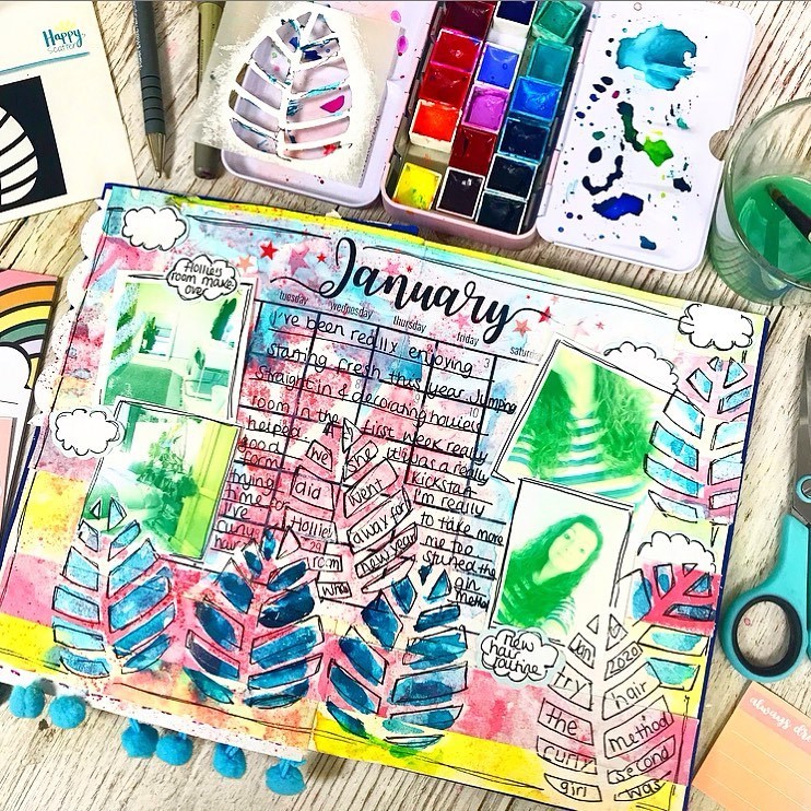 Art Journaling Makes Me Happy!! - Lollipop Box Club