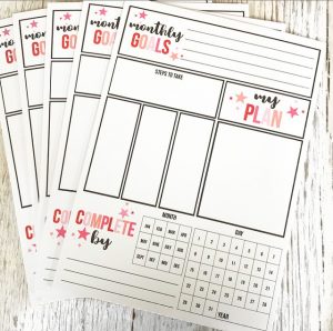 Monthly Goal Planning - Download - Image 3