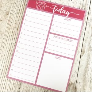 Daily To-Do Notepad A5