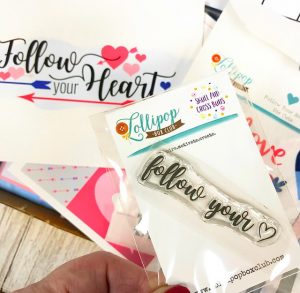 Follow Your Heart Stamp