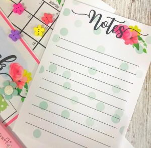 Hello Spring Notepad A6