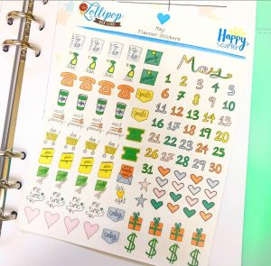 May 2020 Planning Stickers