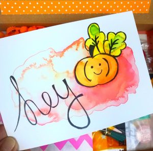 Hey Pumpkin Postcard
