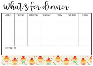 Autumn Weekly Lists Downloads x3 - Image 2