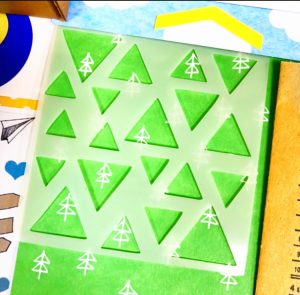Lollipop Box Club - Mini triangles Stencil