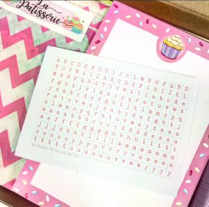 Pink Alpha-Stickers