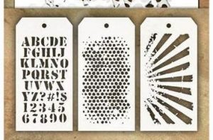 Tim Holtz - Mini Stencils - Set 5