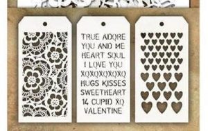 Tim Holtz - Mini Stencils - Set 6
