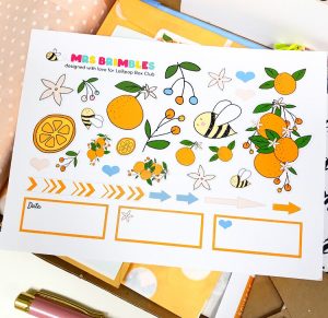 Orange Blossom - Mrs Brimbles Exclusive Stickers