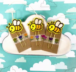 Bee Happy Planner Clip