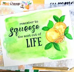 Squeeze Life Postcard