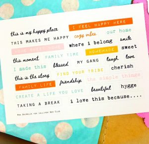 Our Sweet Home - Word Strip Stickers