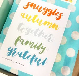 Snuggle Season - Title Stickers