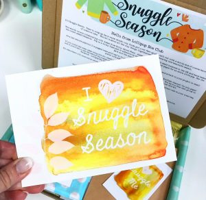 Snuggle Season Postcard