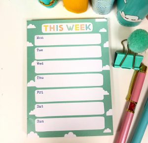 This Week Notepad A6 - SOLD OUT