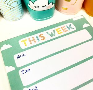 This Week Notepad A6 - SOLD OUT - Image 2