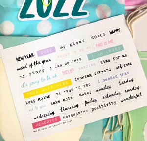 This is Me - Word Strip Stickers