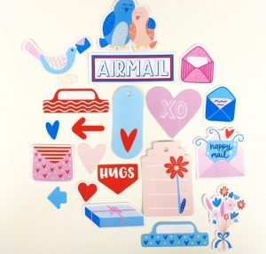 Sending Hugs & Kisses - Die Cuts