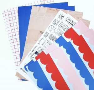 Sending Hugs & Kisses - Exclusive A5 Papers