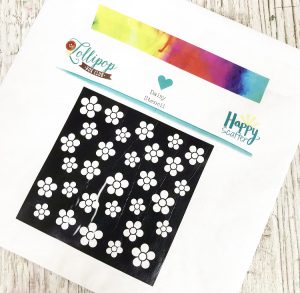 Lollipop Box Club - 6x6 Daisies Stencil