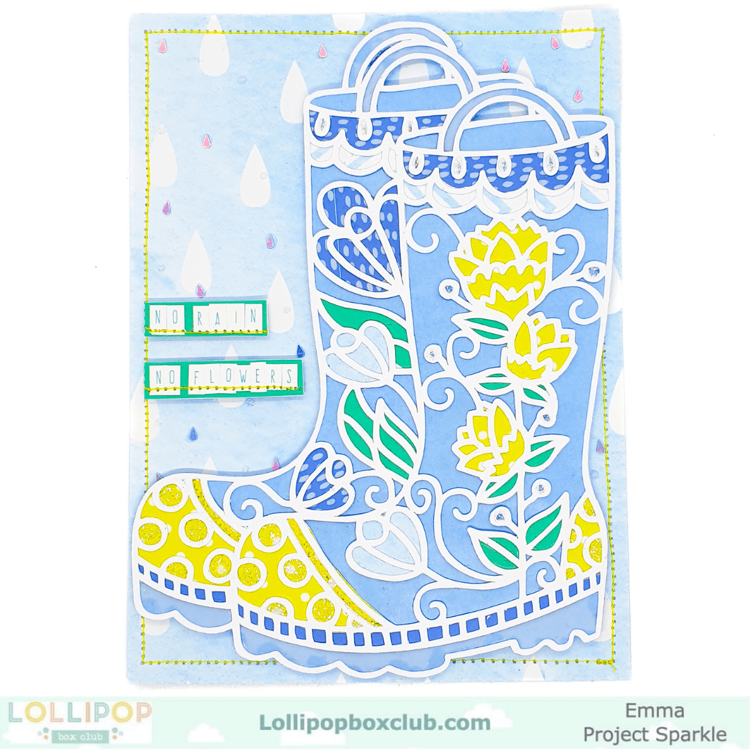Scrap-therapy Layout – by Emma, Project Sparkle