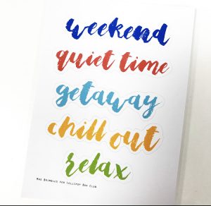 Let's Escape Title Stickers