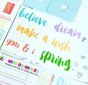 Hopes & Dreams - Title Stickers