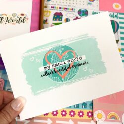 My Small World Postcard