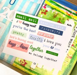 Snail Mail - Word Stickers