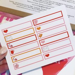 Hello Gorgeous - Journal Box Stickers