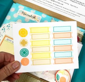 Marrakesh Journal Box Stickers