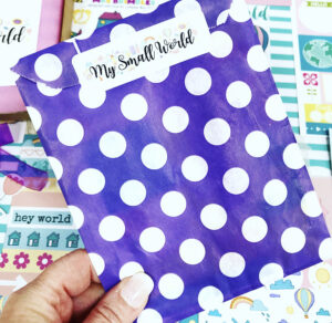 My Small World Treat Bag & Journal Cards